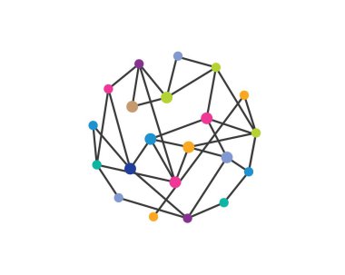 genel ağ logo vektör illüstrasyon tasarımı