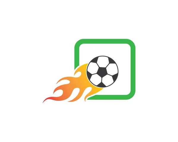 Fußball-Ikone Illustrationsvektor — Stockvektor