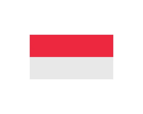 Indonesian flag vector icon illustration — 스톡 벡터