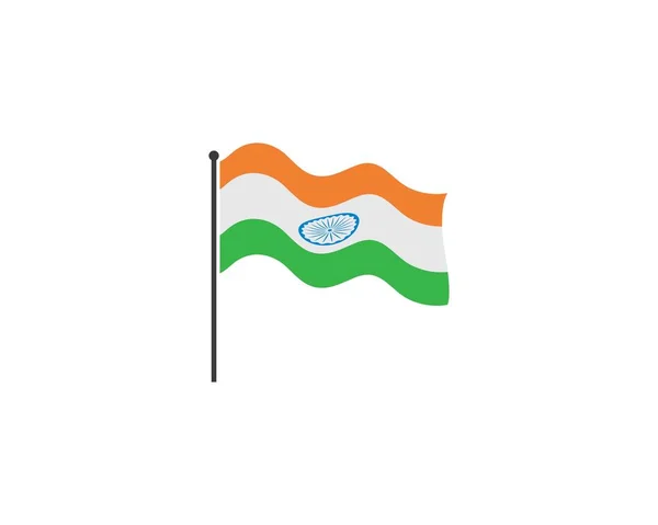 Ikona vektoru indické vlajky — Stockový vektor
