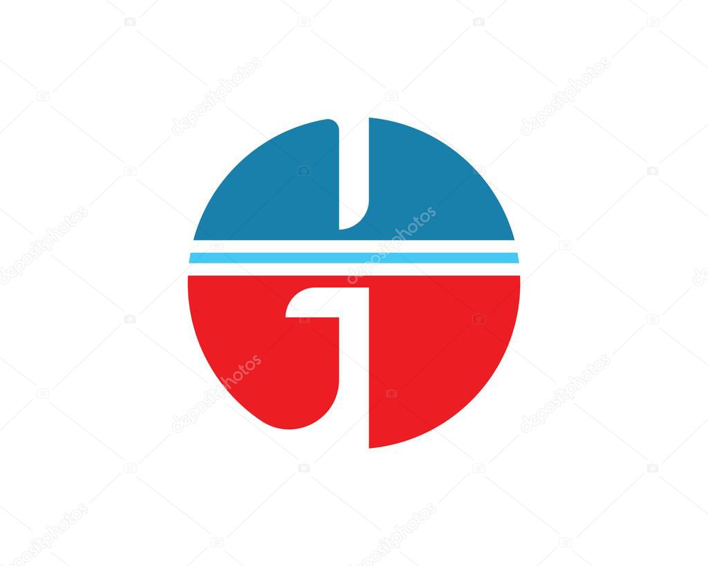 gd letter vecto ricon logo design
