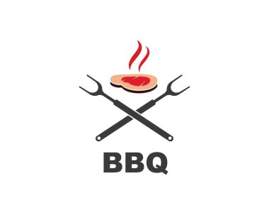 Bbq vektör resimleme tasarımı