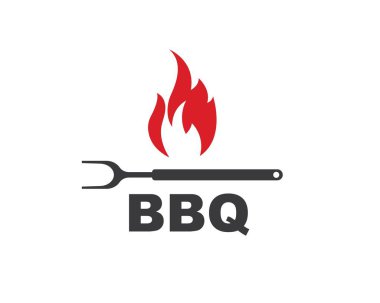 Bbq vektör resimleme tasarımı