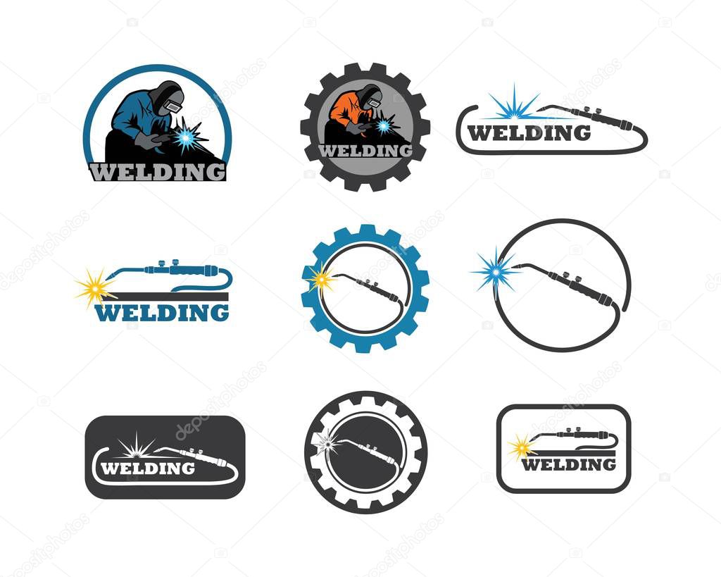Welding icon vetor illustration design template