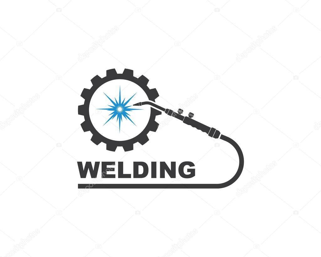 Welding icon vetor illustration design template