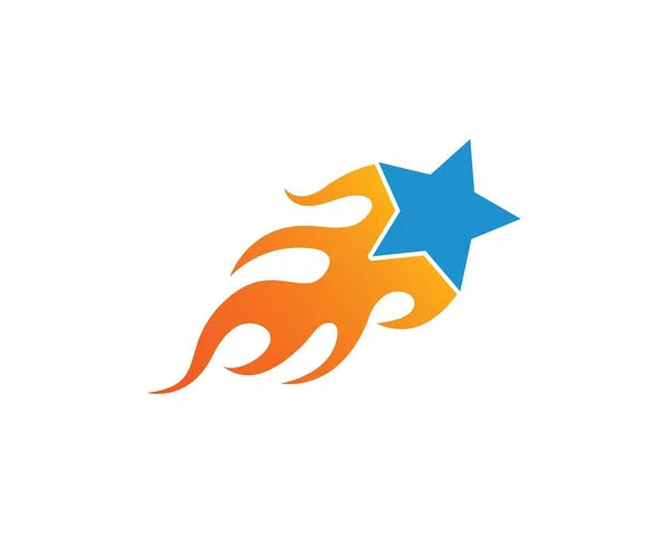 Estrela logotipo ícone vetor ilustração — Vetor de Stock