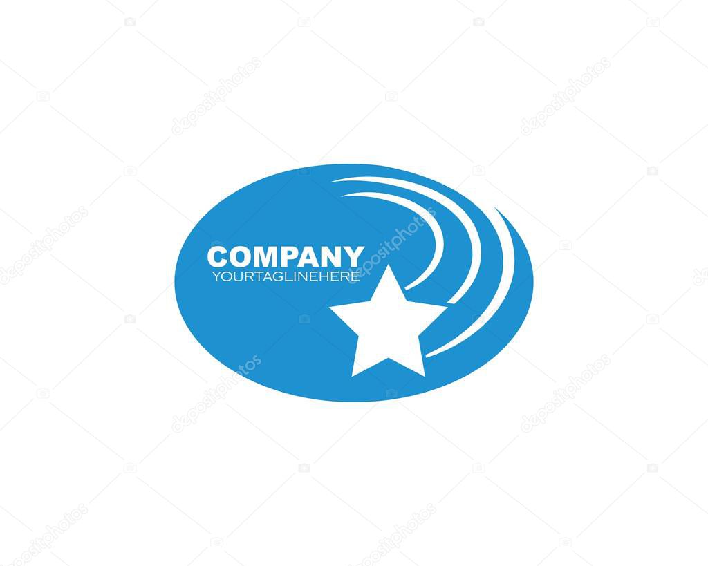 Star logo icon vector illustration design