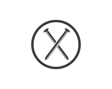 Metal tırnak vektör çizimi