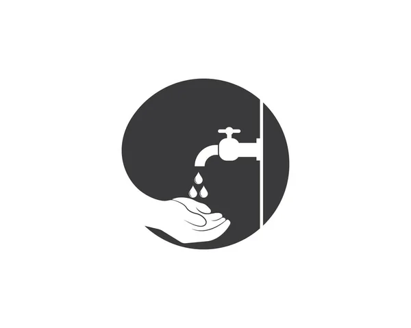 Washing hands icon vector design — ストックベクタ