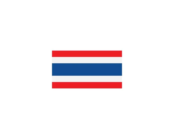 Векторная иллюстрация флага Таиланда — стоковый вектор