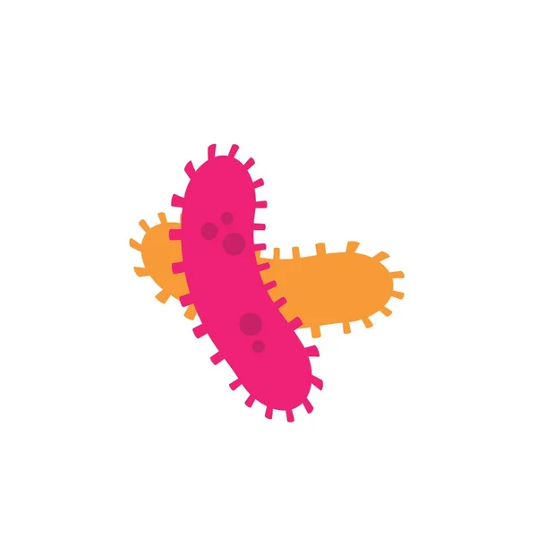 Virus y bacterias icono vector ilustración diseño — Archivo Imágenes Vectoriales
