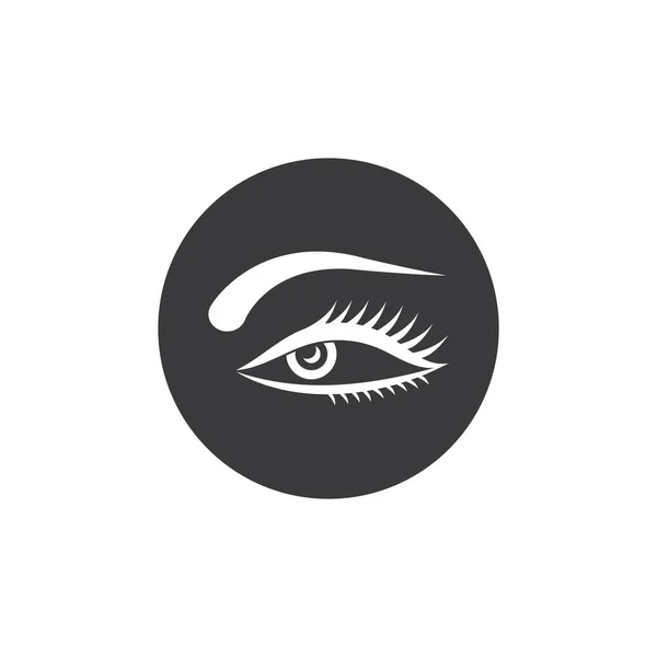 Optische Auge Symbol Logo Vektor Vorlage Illustration — Stockvektor