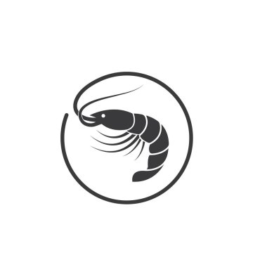 Istakoz simgesi vektör çizimi tasarımı