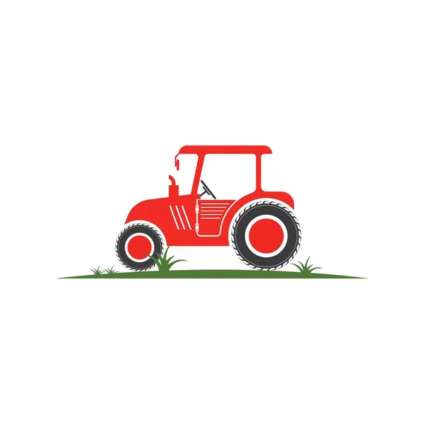 Tractor Farmer Icon Vector Illustration Design Template — Stock Vector