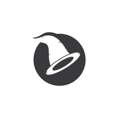 sihirbaz şapka vektör resimleme şablonu