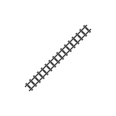 Demiryolu parça vektör çizim şablonu