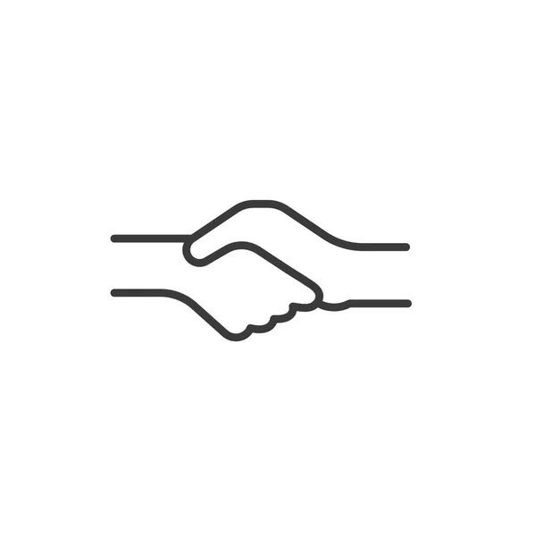 Modelo Design Ilustração Vetorial Handshake —  Vetores de Stock