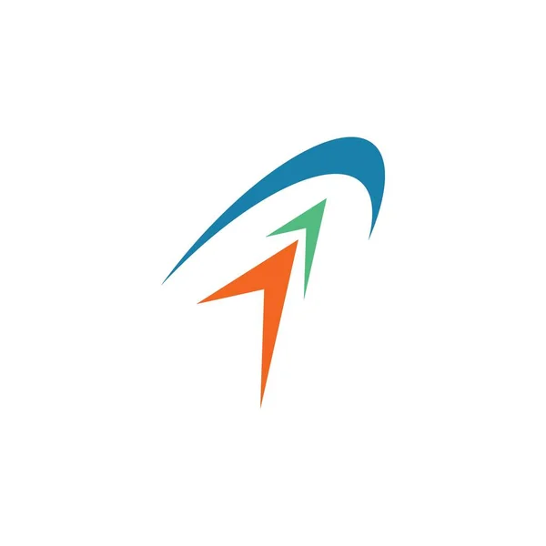 Ikona Wektora Strzałki Ilustracja Projekt Szablonu Logo — Wektor stockowy