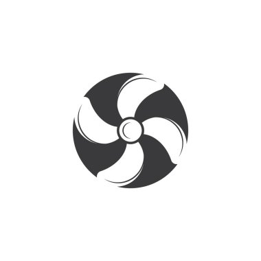 Uçak pervanesi vektör çizim şablonu