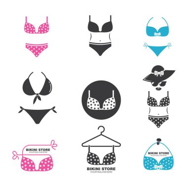 bikini vektör resimleme tasarımı 