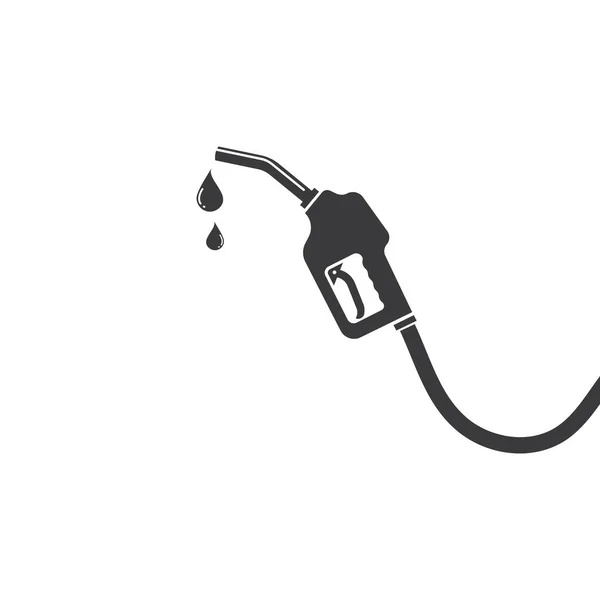 Benzin Nozül Vektör Resimleme Şablonu — Stok Vektör