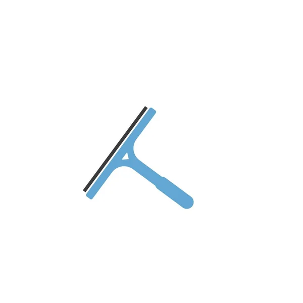 Window Sweeper Logo Vector Illustratie Ontwerp Template — Stockvector