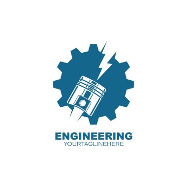 piston vektör resimleme şablonu