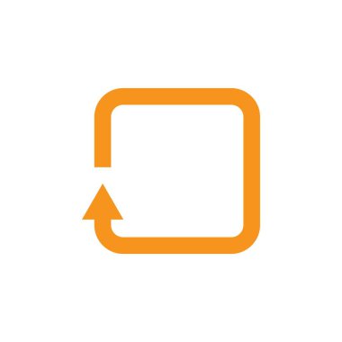 ok kare vektör resimleme tasarımı 