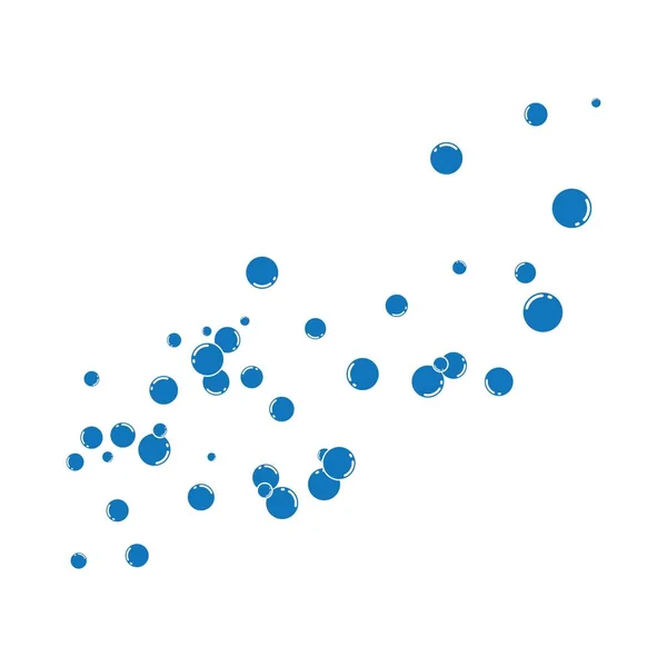 Πρότυπο Σχεδίασης Εικονογράφησης Φορέα Εικονιδίου Φυσαλίδων Νερού — Διανυσματικό Αρχείο