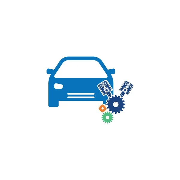 Auto Reparatur Symbol Logo Vektor Illustration Design Vorlage — Stockvektor