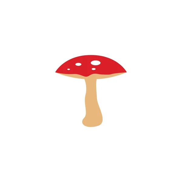 Mushroom vector illustration icon design template — Stock Illustration Mushroom Vector Illustration Icon Design Template Vector Graphics