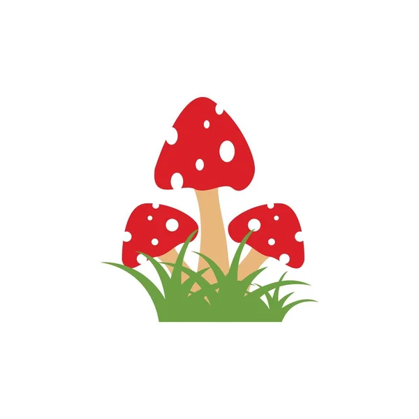 Mushroom vector illustration icon design template — Stock Illustration Mushroom Vector Illustration Icon Design Template Royalty Free Stock Vectors