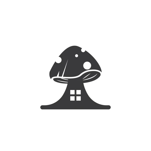 Mushroom vector illustration icon design template — Stock Illustration Mushroom Vector Illustration Icon Design Template Vector Graphics