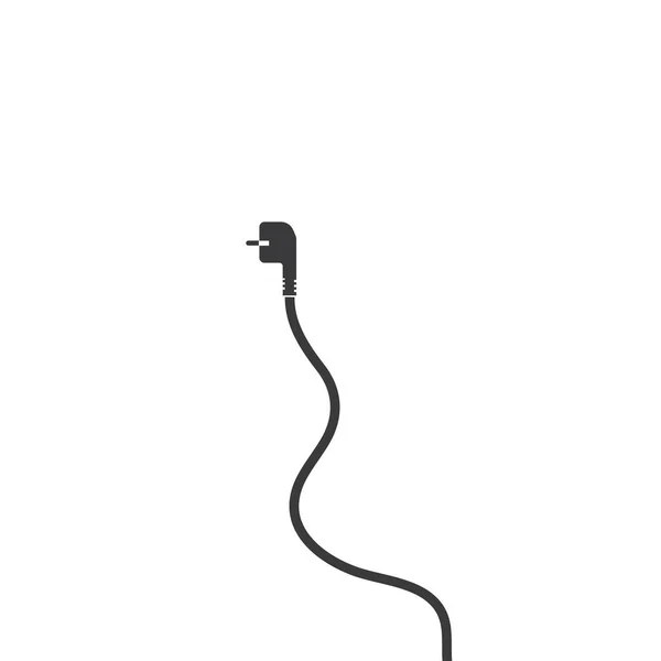 Electric Socket Plug Vector Illustration Template — Stock Vector