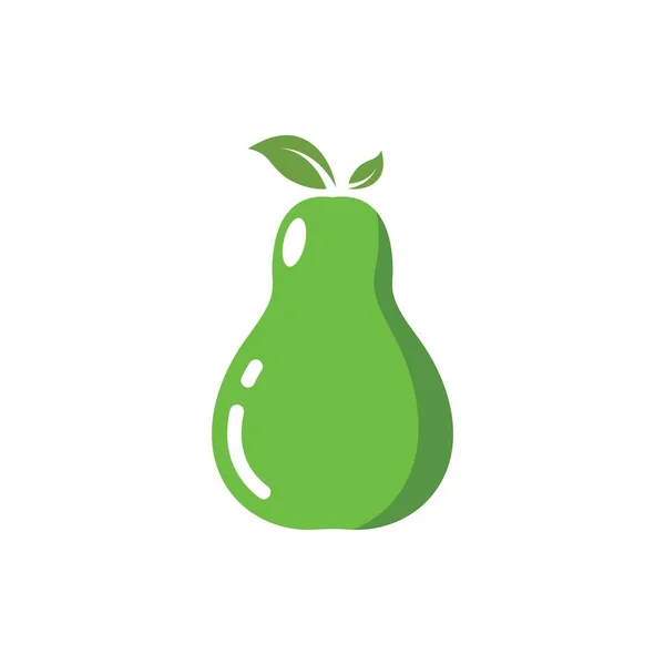 Avocado Symbol Illustration Vektorvorlage — Stockvektor