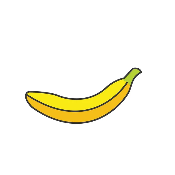 Modelo Design Ilustração Vetor Ícone Banana — Vetor de Stock