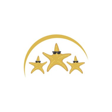 denizyıldızı vektör çizim şablonu