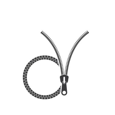 zip simgesi vektör çizim şablonu