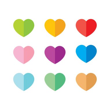 kağıt sevgisi vektör çizim şablonu