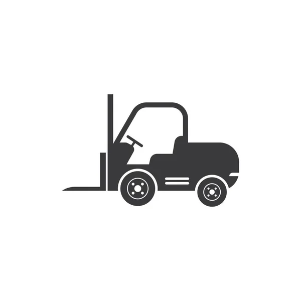 Forklift Simge Vektör Çizim Şablonu — Stok Vektör