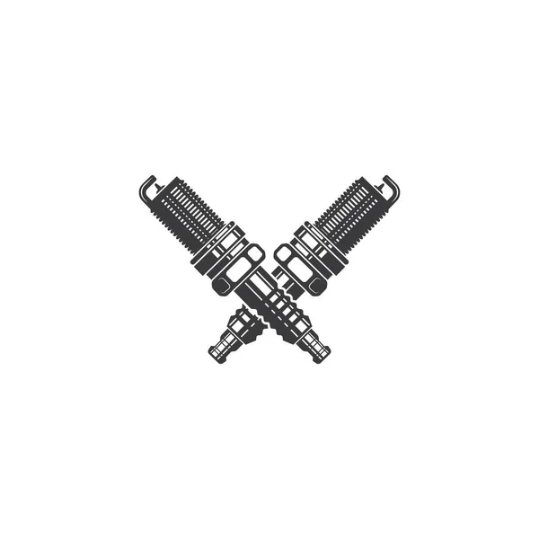 Sparkplug Icon Vector Illustration Design — Stock Vector