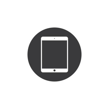 tablet aygıtı simge vektör çizim şablonu