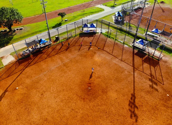 Foto Aérea Del Estadio Béisbol Riverside Park Taipéi Taiwán —  Fotos de Stock