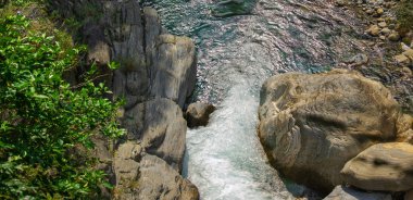 Taroko Sahne Bölgesi Şelalesi, Hualien, Tayvan