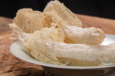 Besleyici vejetaryen sebze malzemesi, bambu mantarı