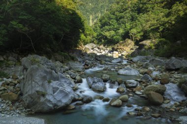 Shakabang Nehrinin Vadisi, Taroko Sahne Alanı, Hualien, Tayvan