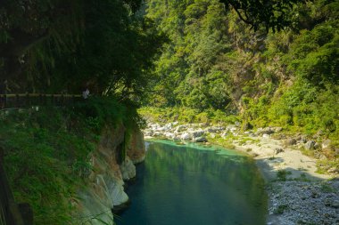 Shakabang Nehrinin Vadisi, Taroko Sahne Alanı, Hualien, Tayvan