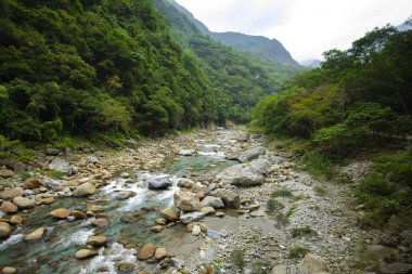 Shakabang Nehrinin Vadisi, Taroko Sahne Alanı, Hualien, Tayvan