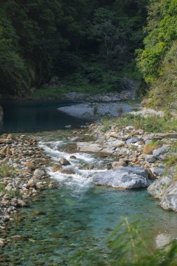 Shakabang Nehrinin Vadisi, Taroko Sahne Alanı, Hualien, Tayvan