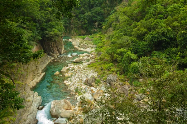 Valley Stream Shakabang Stream Taroko Scenic Area Hualien Taiwan — Stock fotografie